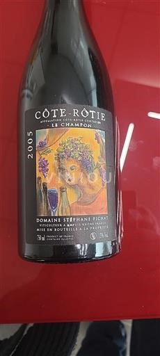 Rhônedalen Côte-rôtie Domaine Stephane Pichat Le Champon 2005