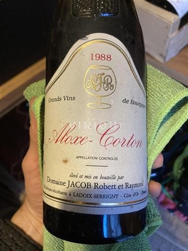 Bourgondië Aloxe-Corton Domaine Jacob Robert Et Raymond 1988