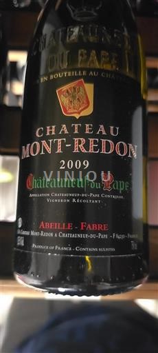 Vallée du Rhône Châteauneuf-du-pape Château Mont-Redon 2009