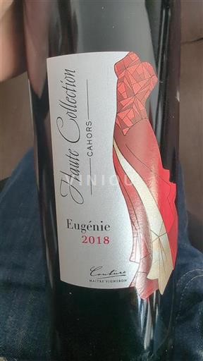 Vin Rouge sec Haute Collection Eugénie Couturé 2018 France Sud-Ouest Cahors