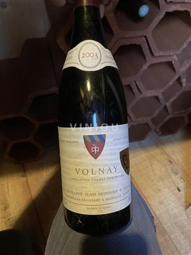 Burgundija Volnay Domaine Jean Monnier & Fils 2003