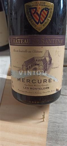 Borgonha Mercurey Château Santenay Les Montelons 2009