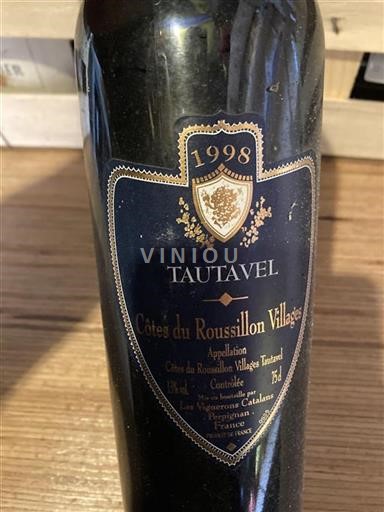 Roussillon Côtes del Roussillon Villages Les Vignerons Catalans Tautavel 1998