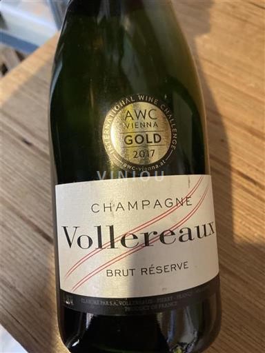 Champagne Vollereaux Brut Réserve 2017