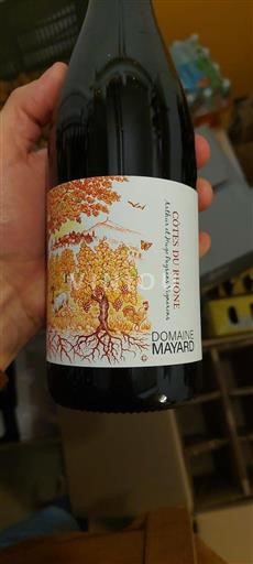 Vin Rouge sec Domaine Mayard 2024 France Vallée du Rhône Côtes-du-rhône AOC
