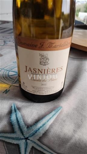 Údolí Loiry Jasnières Domaine J. Martelliere du Poêle 2022