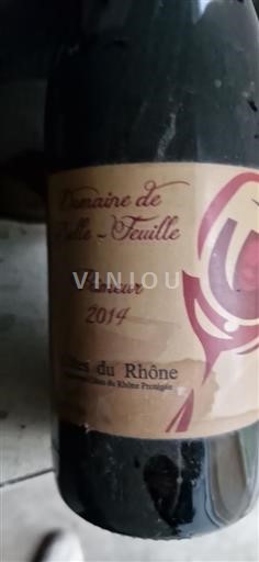 Rhônen laakso Côtes-du-rhône Domaine Belle Feuille Primeur 2014