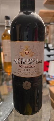 Bordeaux Château Tour De Bigorre 2012