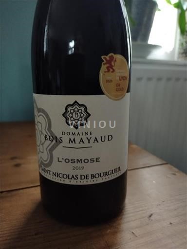 Loire-dalen Saint-Nicolas-De-Bourgueil Domaine Bois Mayaud L'Osmose 2019