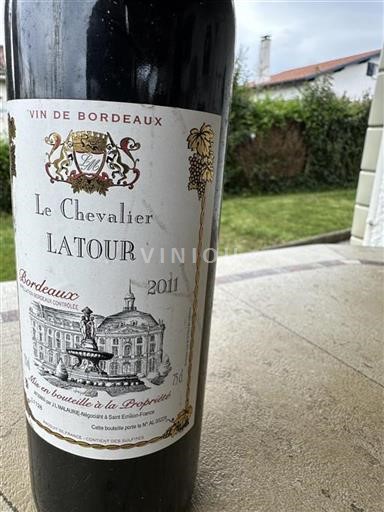 Bordeaux Le Chevalier Latour 2011