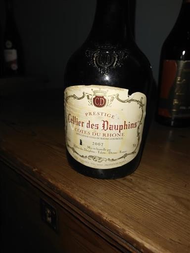 Rhône Valley Côtes du Rhône Cellier Des Dauphins Prestige 2007