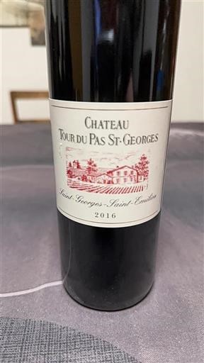 Bordeaux Saint-Georges-Saint-Émilion Tour Du Pas St Georges 2016