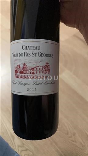 Bordeaux Saint-Georges-Saint-Émilion Tour Du Pas St Georges 2015
