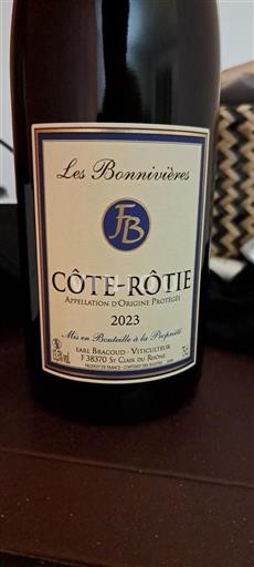 Valle del Rodano Côte-rôtie Earl Bracoud Les Bonnivières 2023