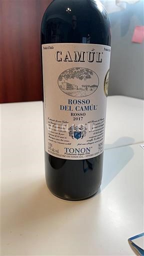Veneto Niet gespecificeerd Tonon Rosso del Camúl 2017