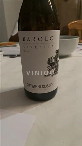 Piemonte Barolo Giovanni Rosso Cerretta 2015