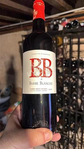 Bordeaux Lussac-saint-émilion Château Barbe Blanche BB 2020