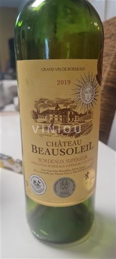 Bordeaux Bordeaux supérieur Château Beau Soleil 2019
