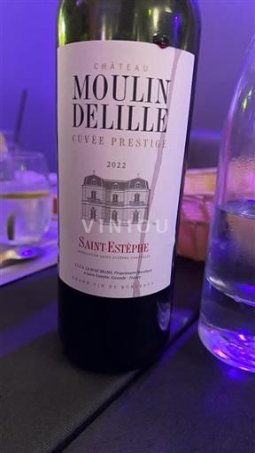 Bordeaux Saint-Estèphe Moulin Delille Prestige 2022