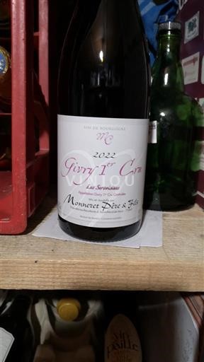 Burgundsko Givry Premier Cru Monneret Père & Fils Les Servignies 2022