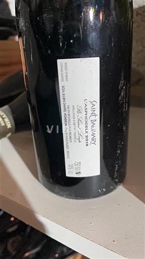 Vin Rouge sec L'Asphodele Saint Daumary 2018 France Languedoc Pic-saint-loup