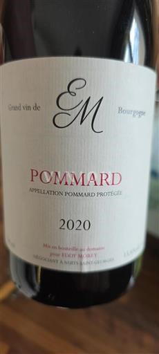 Borgogna Pommard Domaine Eddy Morey 2020