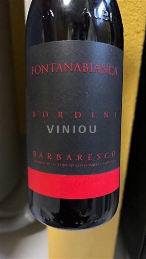 Piémont Barbaresco Fontanabianca Bordini 2021