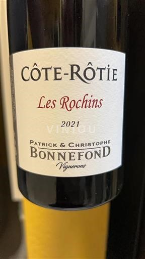 Valle del Rodano Côte-rôtie Bonnefond Les Rochins 2021