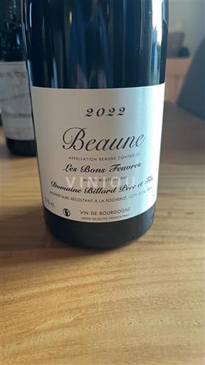 Bourgondië Beaune Grand Cru Domaine Billard Père Et Fils Les Bons Feuvres 2022
