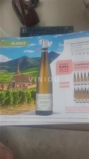 Elzas Alsace Grand Cru Grand Cru Helfrich Zinkoeple 2018