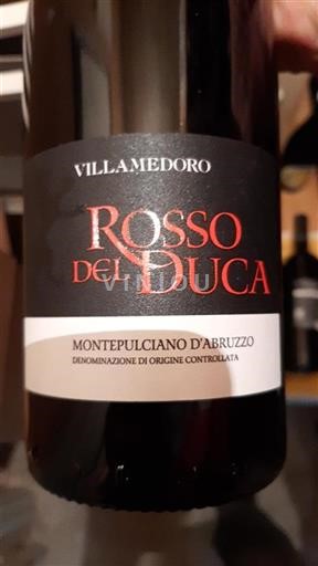 Abruzzerne Montepulciano d'Abruzzo Villa Medoro Rosso del Duca 2018