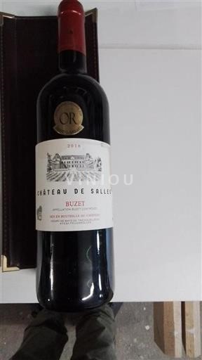 Vin Rouge sec Château Salles 2018 France Sud-Ouest Buzet