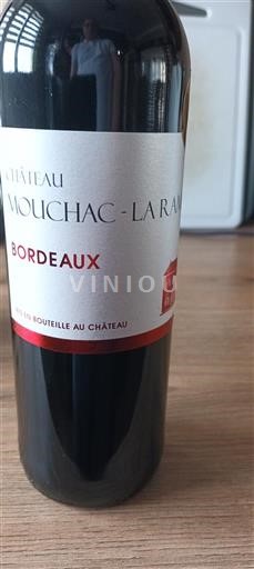Bordeaux Unspecified Grand Cru Château Mouchacla Rame 2020