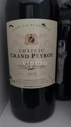 Bordeaux Castillon-côtes-de-bordeaux Grand Cru Château Grand Peyrou 2019