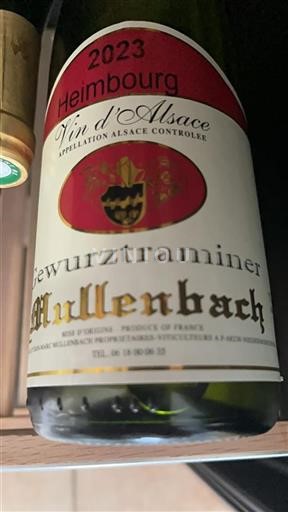 Alsacia Gewurztraminer Mullenbach Heimbourg 2023