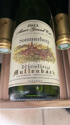 Alsacia Alsacia Gran Cru Grand Cru Mullenbach Sommerberg 2023