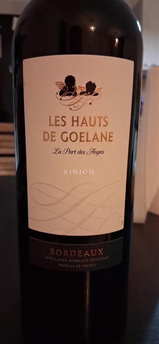 Bordeaux Les Hauts De Goélane La Part des Anges 2021