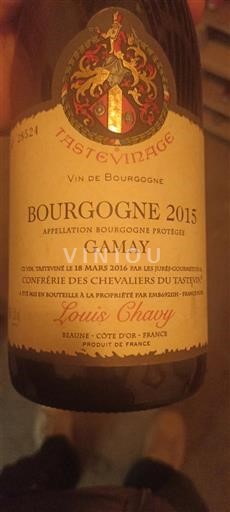 Bourgogne Grand Cru Louis Chavy 2015
