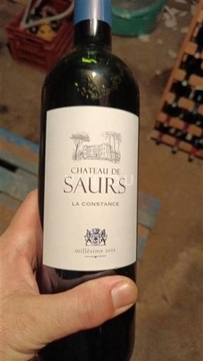 Sydvestfrankrig Côtes de Gascogne Château Saurs La Constance 2022