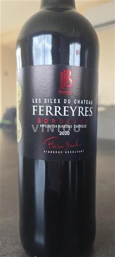 Bordeaux Ferreyres Les Silex du Château 2020