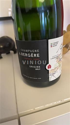 Champagne A. Bergère Origine Ikke årgangsbestemt