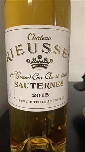 Bordeaux Sauternes Grand Cru Château Rieussec 2015
