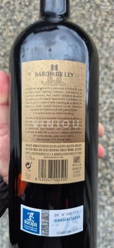 La Rioja rioja Baron De Ley Gran Reserva 2013