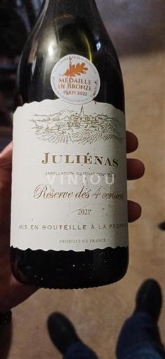 Beaujolais Juliénas Réserve Des 4 Cerisiers 2021