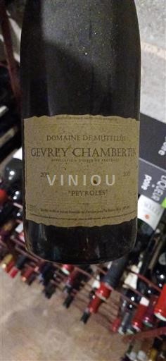 Bourgondië Gevrey-Chambertin Domaine Mutellus Peyroles 2011