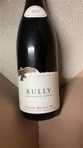 Burgund Rully Philippe Milan & Fils 2017
