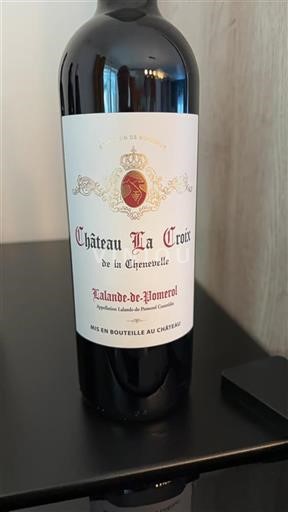 Bordeaux Lalande-de-pomerol Château La Croix De La Chenevelle Neročník