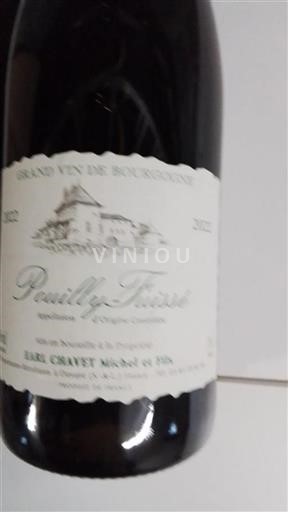 Burgundija Pouilly-fuissé Earl Cravet Michel Et Fils 2022