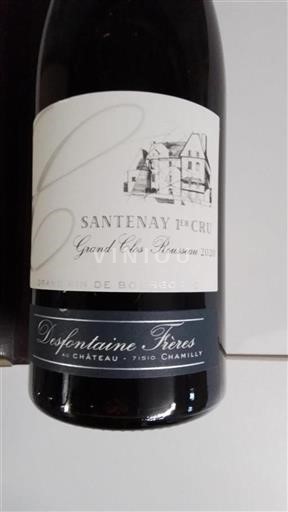 Bourgogne Ikke specificeret Premier Cru Desfontaine Frères Grand Clos Rousseau 2020
