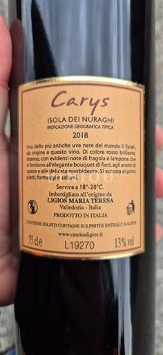 Sardaigne Carys 2018